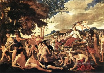  Klassische Kunst - Triumph der Flora klassischer Maler Nicolas Poussin